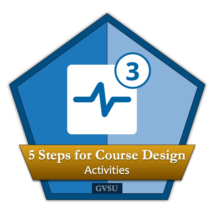 Step 3 Badge: Activities